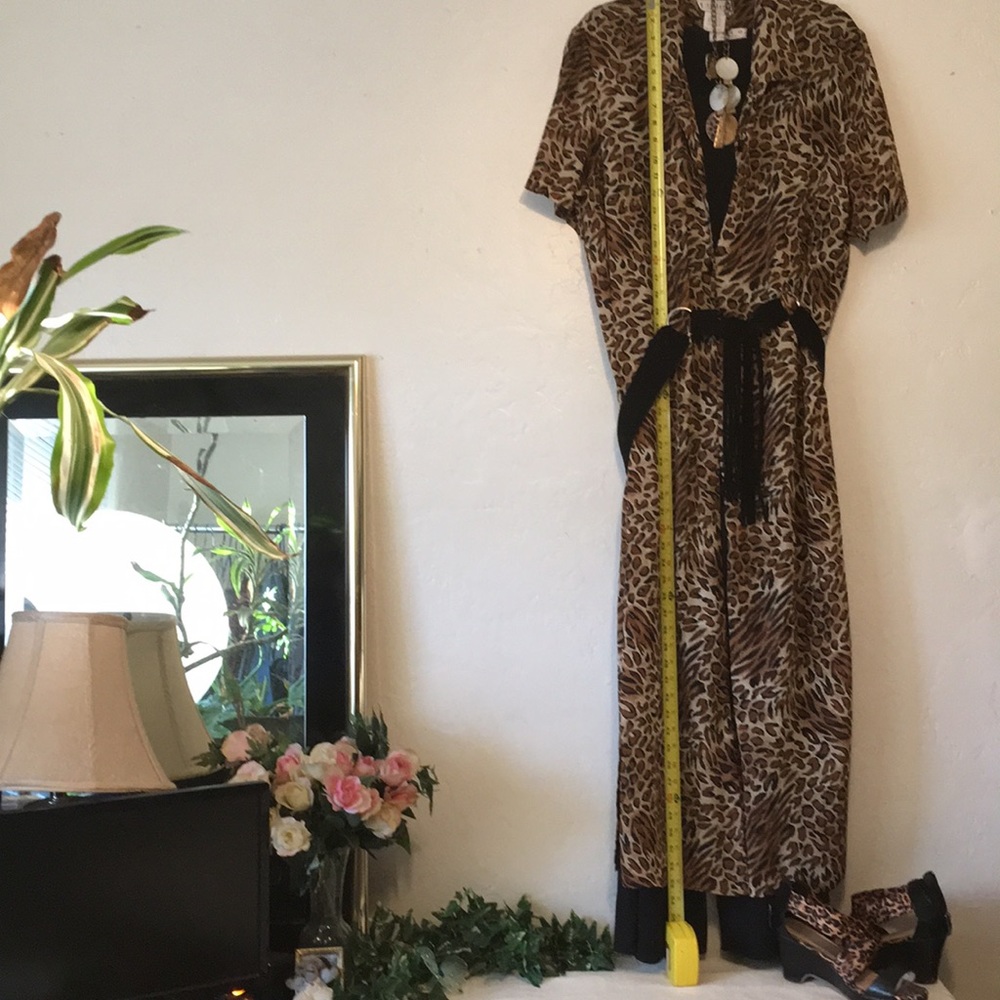 Miss Dorby Maxi Animal Print Duster - Picture 8 of 8